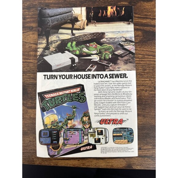 Archie Series Teenage Mutant Ninja Turtles Adventures #3 Comic July 1989 - Picture 7 of 7